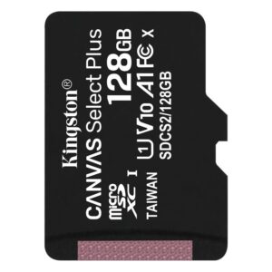 Memory Card Kingston microSDHC Canvas Select Plus 128GB class 10 UHS-I 100 MB/s 740617299076