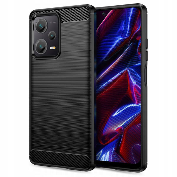 BACK CASE HIGH QUALITY TPUCARBON XIAOMI REDMI NOTE 12 / POCO X5 5G BLACK 9490713932889