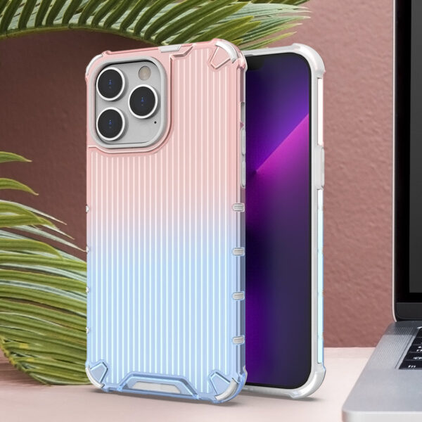 BACK CASE HIGH QUALITY Ombre Protect iPhone 13 Pro pink blue 9145576272442