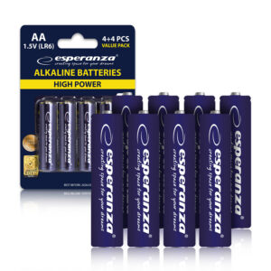 ALKALINE BATTERY AA ESPERANZA 8PCS 5901299945292