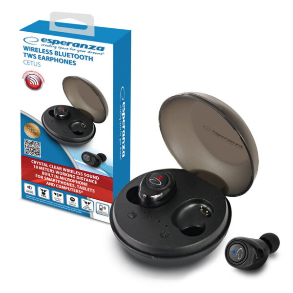 HEADSET BLUETOOTH ESPERANZA TWS CETUS 5901299958346