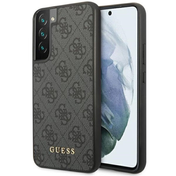 Guess Samsung S23 GUHCS23SG4GFGR hardcase 4G Metal Gold Logo gray 3666339116958