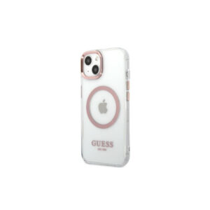 Guess iPhone 13 Pro/ 13 (6.1') GUHMP13LHTRMP hard case Metal Outline Magsafe pink 3666339057190