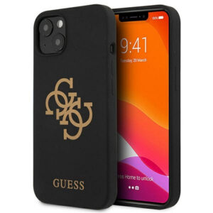 Guess iPhone 13 Mini (5.4') GUHCP13SLS4GGBK hard case Silicone 4G Logo black 3666339024239