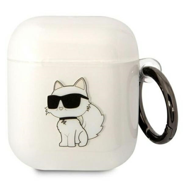 Case Karl Lagerfeld Airpods 1/ 2 KLA2HNCHTCT Ikonik Choupette transparent 3666339088040