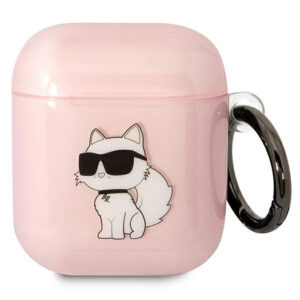 Case Karl Lagerfeld Airpods 1/ 2 KLA2HNCHTCP Ikonik Choupette pink 3666339088071