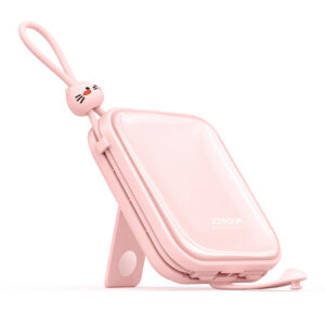 Power bank Joyroom USB C Lightning stand Cutie Series 10000mAh 22.5W (JR-L008) pink 6956116711917