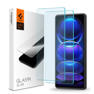 TEMPERED GLASS SPIGEN GLAS.TR SLIM 2-PACK XIAOMI REDMI NOTE 12 PRO 5G/ 12 PRO+ PLUS 5G/ POCO X5 PRO 5G 8809896743921