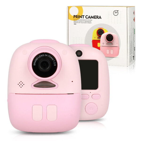 CAMERA FOR KIDS WITH PHOTO PRINT D10 PINK