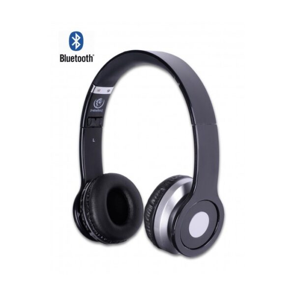 Wired headphones Rebeltec Crystal black 5902539600100