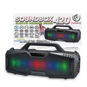 Bluetooth loudspeaker Rebeltec SoundBOX 420 black 5902539600650