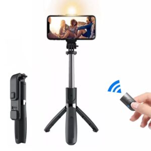 Selfie Stick bluetooth with lighting lamp Tripod 99cm