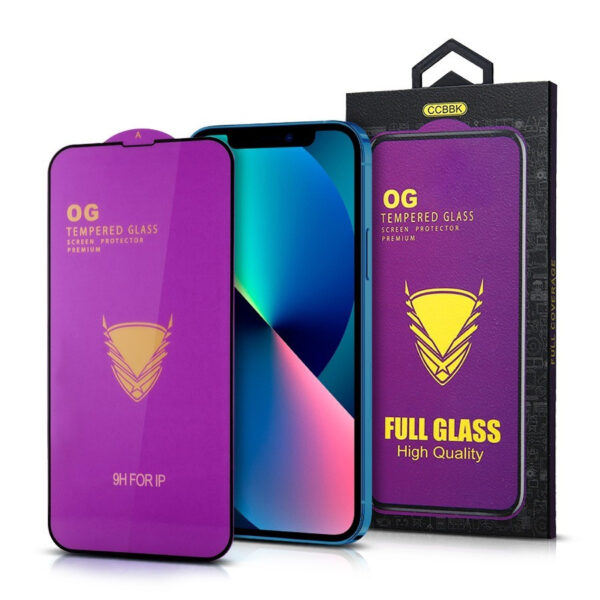 Tempered glass OG Premium Samsung S22 5G black frame 5900495081148