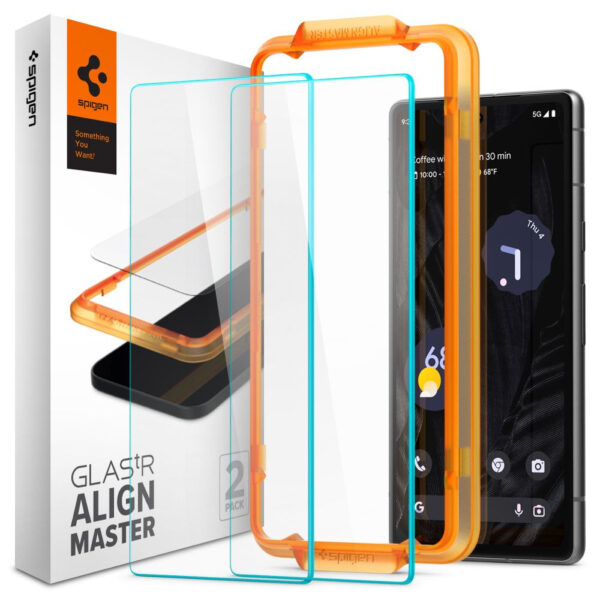 TEMPERED GLASS SPIGEN ALM GLAS.TR 2-PACK GOOGLE PIXEL 7A CLEAR 8809896743235