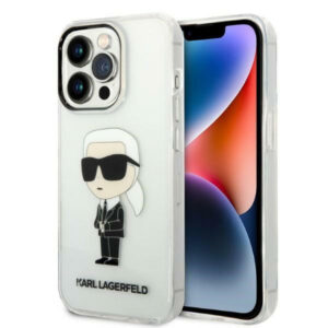 Karl Lagerfeld iPhone 14 Pro Max (6.7') KLHCP14XHNIKTCT hardcase Ikonik Karl Lagerfeld 3666339087111