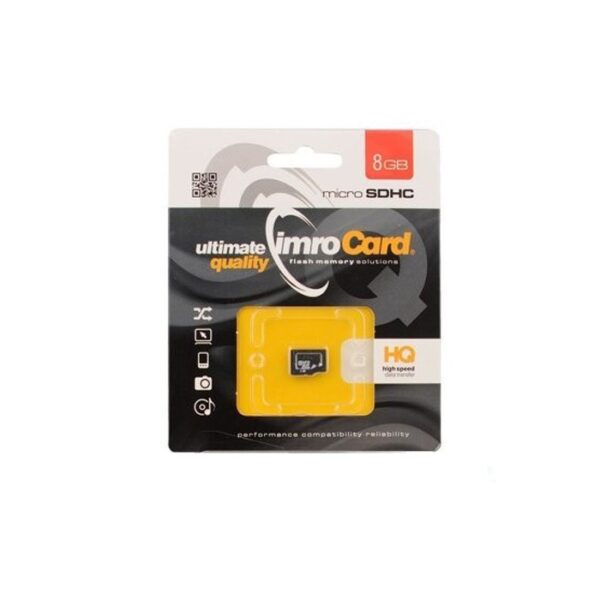 Memory Card IMRO MicroSDHC 8GB class 10 5902768015386