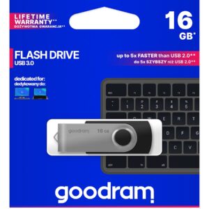 Pendrive GOODRAM TWISTER 16GB USB 3.0 black 5908267920800