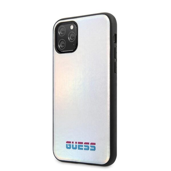 Guess iPhone 11 Pro GUHCN58BLD hard case Iridescent silver 3700740461518