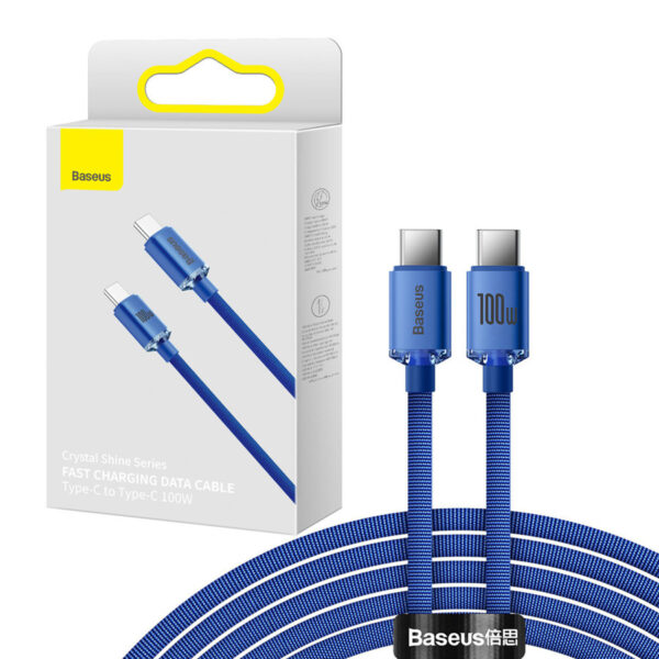 Cable USB Baseus Type C 100W 2m (CAJY000703) blue 6932172602901