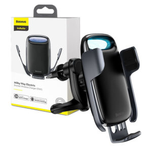 Car charger Baseus Qi 15W phone holder (WXHW02-01) black 6953156216921