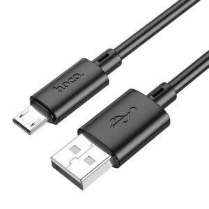 Cable USB HOCO Micro 2,4A Gratifed X88 black 6931474783325