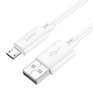 Cable USB HOCO to iPhone Lightning 8-pin 2,4A Gratifed X88 white 6931474783318