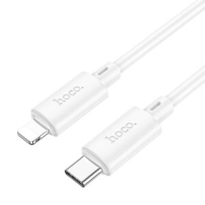 Cable USB HOCO Type C to iPhone Lightning 8-pin Power Delivery 20W Gratifed X88 white 6931474783295