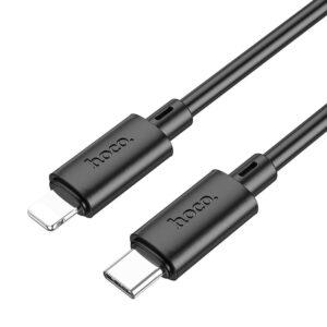 Cable USB HOCO Type C to iPhone Lightning 8-pin Power Delivery 20W Gratifed X88 black 6931474783288