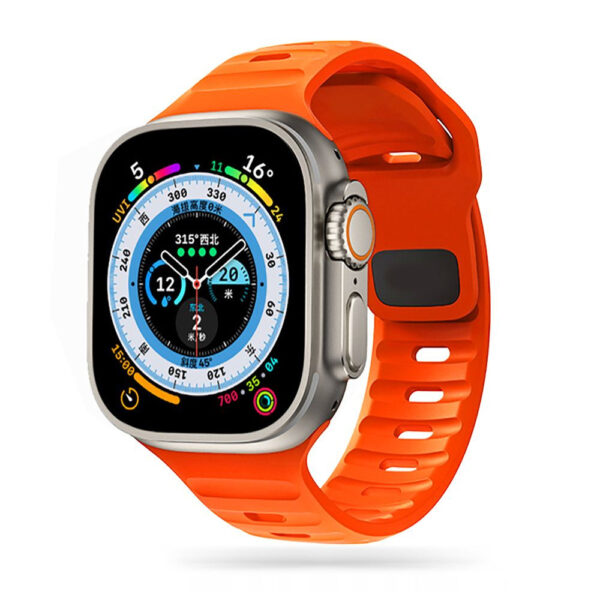 SMART WATCH BAND ICONBAND LINE APPLE WATCH 4 / 5 / 6 / 7 / 8 / SE / ULTRA (42 / 44 / 45 / 49 MM) ORANGE 9490713934845