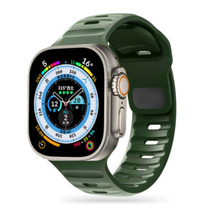 SMART WATCH BAND ICONBAND LINE APPLE WATCH 4 / 5 / 6 / 7 / 8 / SE / ULTRA (42 / 44 / 45 / 49 MM) ARMY GREEN 9490713935064