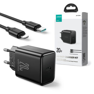 Charger Joyroom JR-TCF06 USB C 20W PD with cable USB C - Lightning black 6956116795191