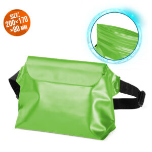 Waterproof waist bag PVC green 9145576276754