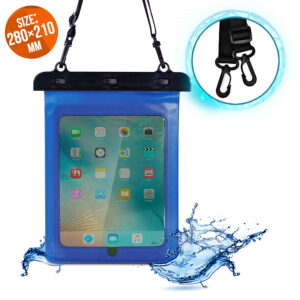 Waterproof tablet case PVC blue 9145576276655