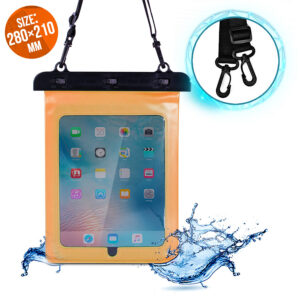 Waterproof tablet case PVC orange 9145576276686