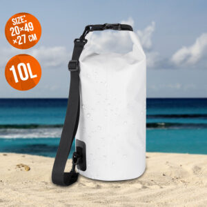 Waterproof backpack 10l white 9145576276570