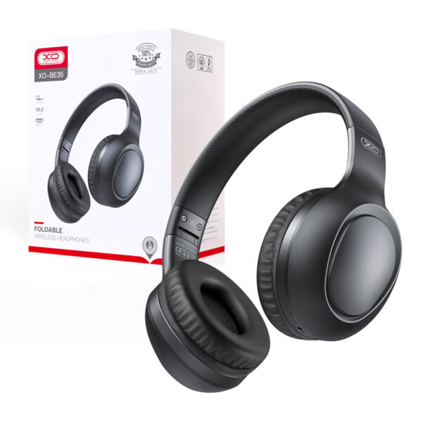 Headphones Bluetooth XO BE35 black 6920680831234