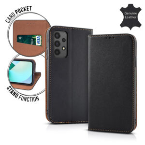 SMART PRO REAL LEATHER Huawei P30 Lite black 5900495745378