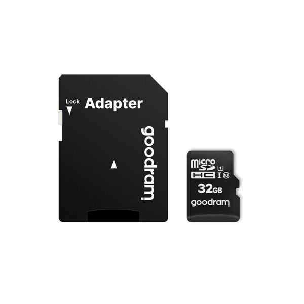 Memory Card GOODRAM microSDHC 32GB class 10 UHS-I + adapter 5908267930144