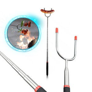 Telescopic fire fork