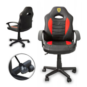 GAMING CHAIR ROTATING G25 BLACK-RED