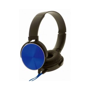 Wired headphones Rebeltec stereo headphones with a microphone blue 5902539601343