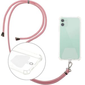 UNIVERSAL PHONE NECK STRAP/ LANYARD PINK 5900495928276