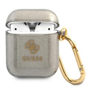 Case Guess Airpods GUA2UCG4GK Glitter Collection black 3666339009847