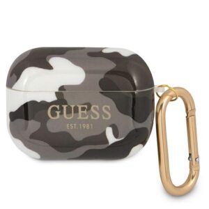 Case Guess AirPods Pro GUAPUCAMG Camo Collection black 3666339010096