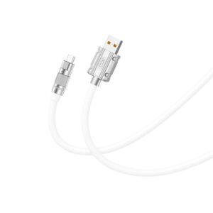 Cable XO NB227 USB - microUSB 1,2 m 6A white 6920680833313