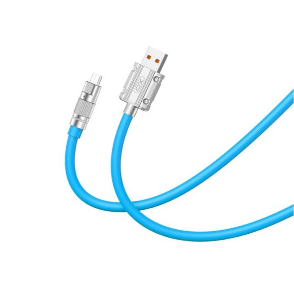 Cable XO NB227 USB - microUSB 1,2 m 6A blue 6920680833320