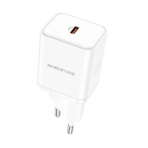 Charger Borofone BN6 Field Type C QC 3.0 PD 20W white 6974443384291