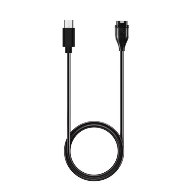 Cable USB Type C for GARMIN FENIX 7/6/6X/6S/5/5X/5S/5 Plus Vivoactive 3 HD24 1m. black 5903396204357