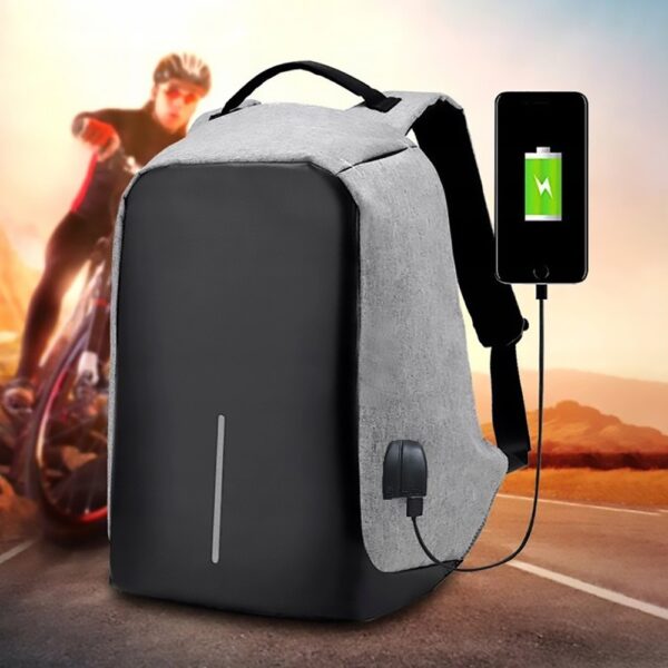 !!!best price!!! ANTI-THEFT BACKPACK WATERPROOF WITH USB SLOT FOR HEADSET CABLE