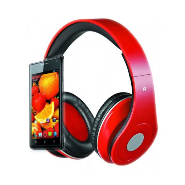 Wired headphones Rebeltec AUDIOFEEL2 red 5903111078218